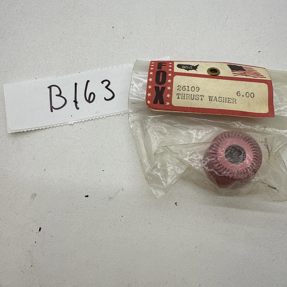 Fox Manufacturing #26109 Thrust Washer Model Airplane Part