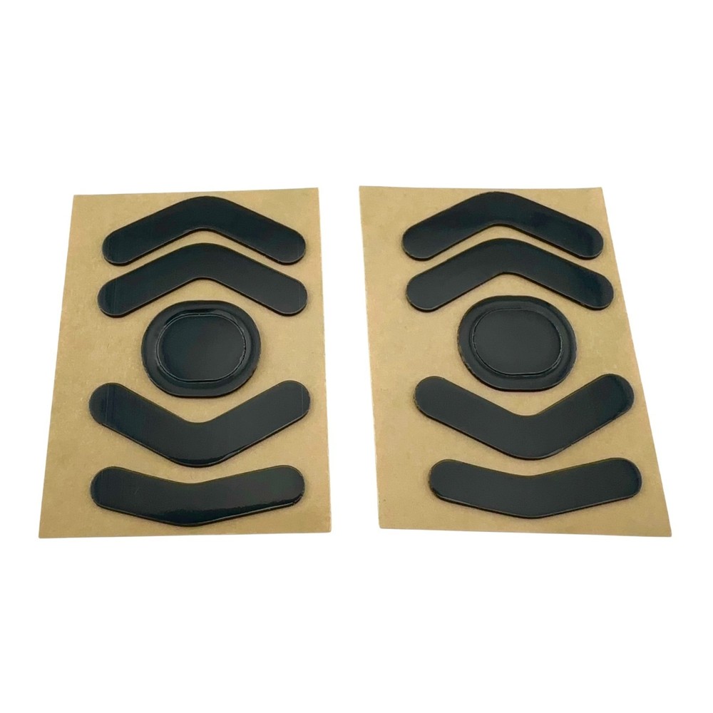 2 Sets - PTFE Black Mouse Skates for Logitech G604 Wireless Mouse