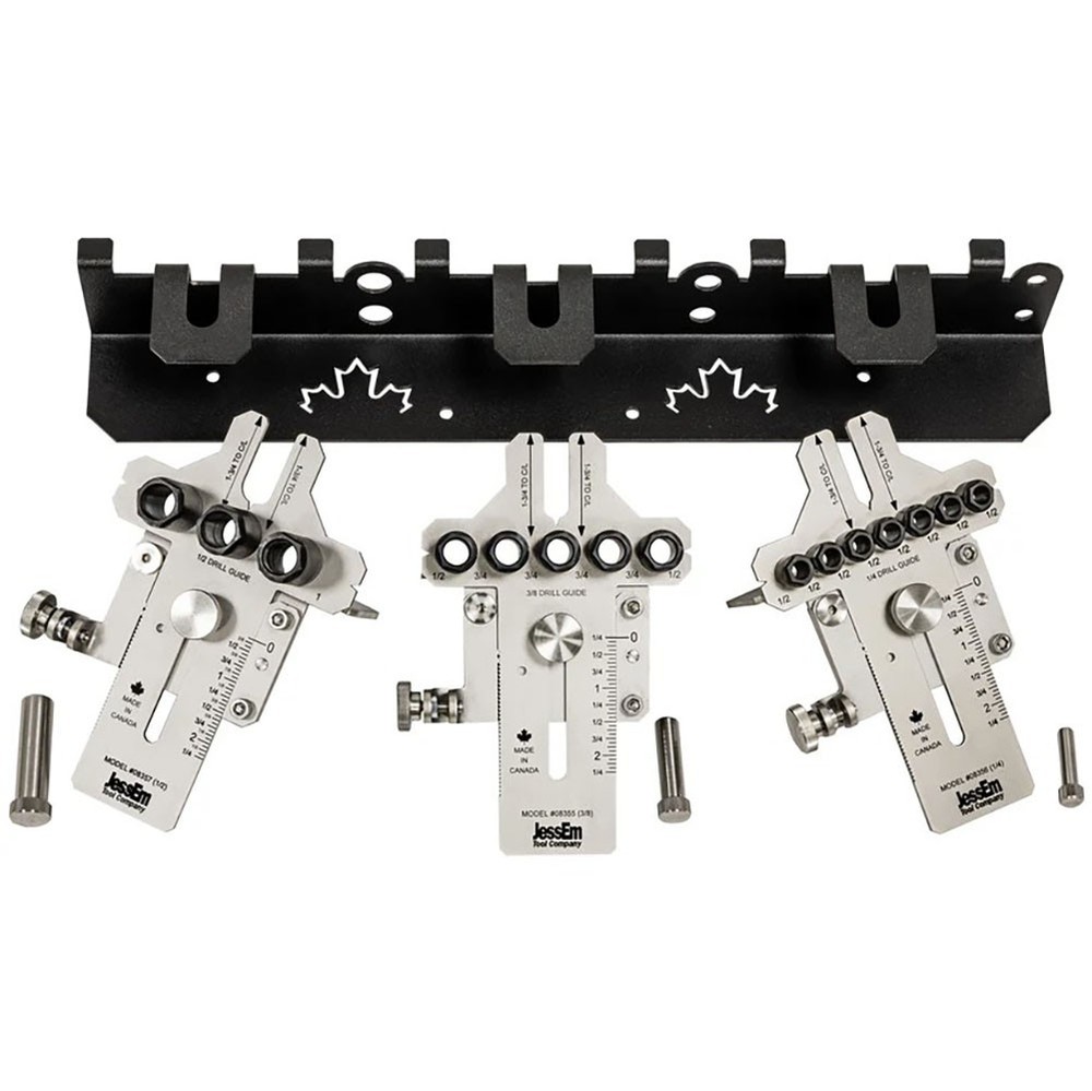JessEm 08359 Weekend Hobbyist Stainless Dowelling Jig Package