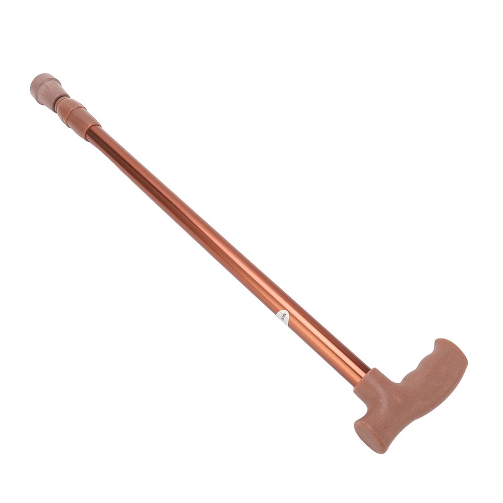 Walking Cane Adjustable Ergonomic Soft Rubber Hand Grip Lightweight Mobility OMO