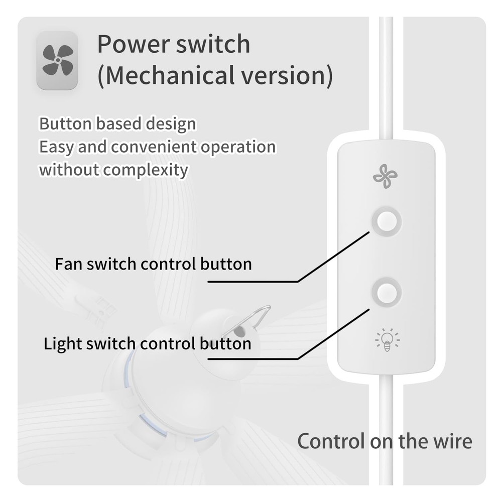 USB Socket Ceiling Fan With Lights,16.5",Mini Small DC 5V,Quiet,Silent,Campin...