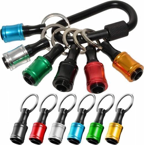 1/4'' Bit Holder Keychain Connect Holder Quick Release Extension Bar Portable