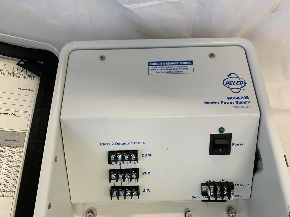 PELCO HD FOR SECURITY SYSTEMS WCS4-20B USED GOOD CONDITION.