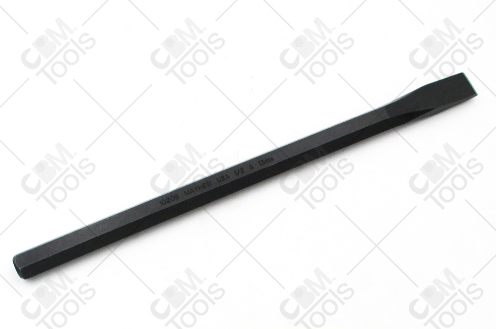 MAYHEW 10206 - 1/2" Cold Chisel - 9" Length - Black Oxide
