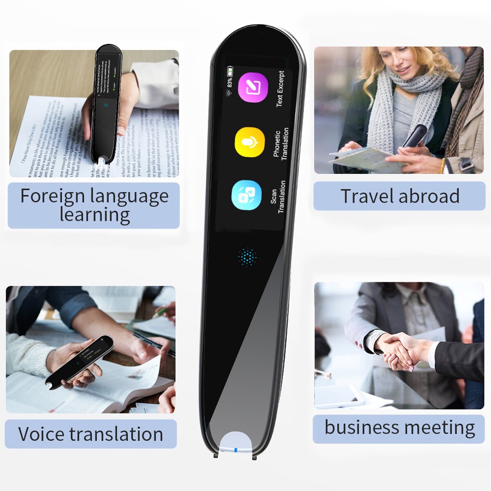 Language Translator Device 112 Language Real Time Translator pen Smart Recording