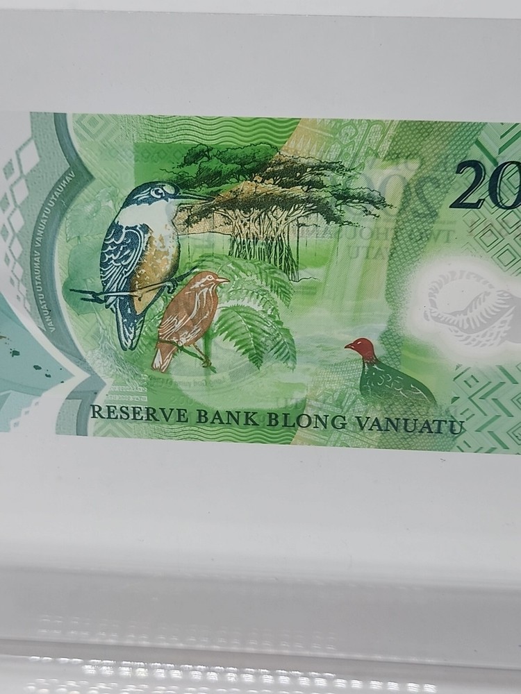 Vanuatu, 2000 Vatu, 2014, POLYMER, Birds