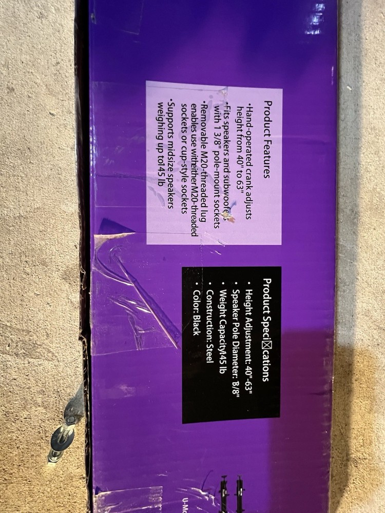 One Crank-up Subwoofer Shaft