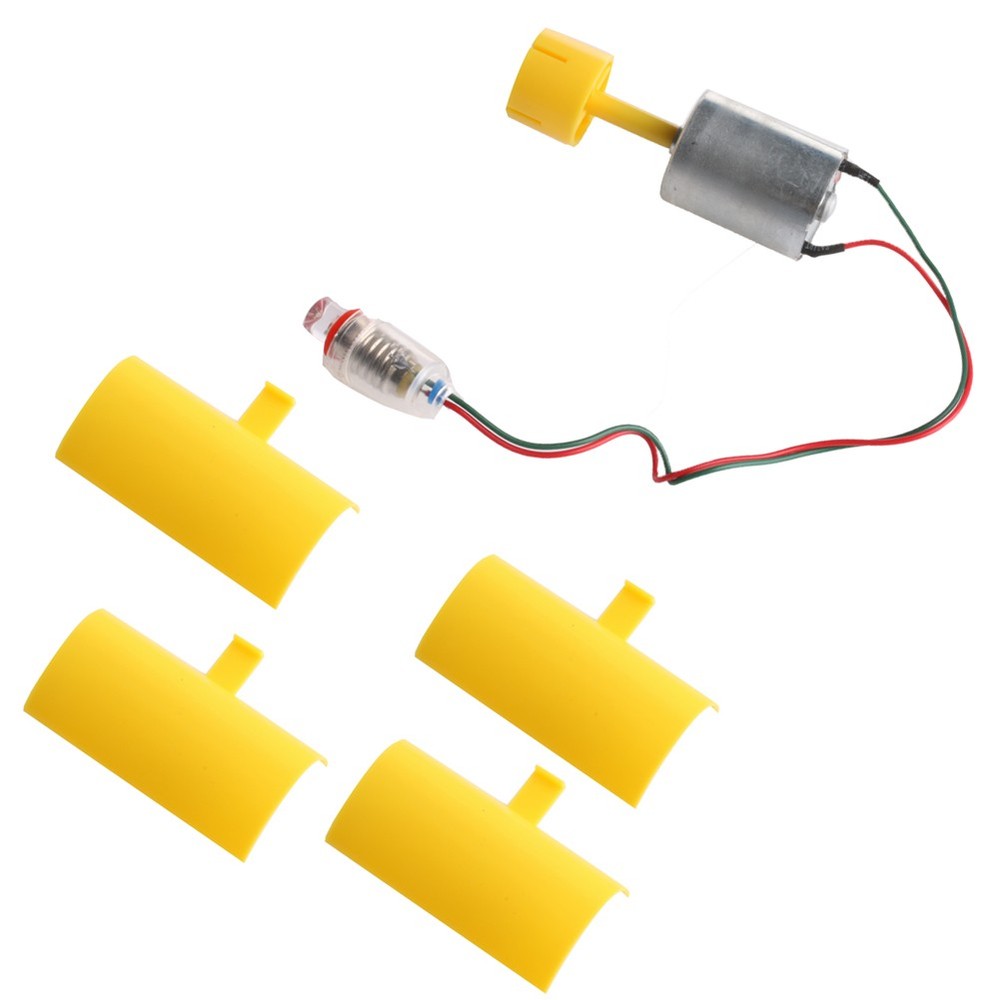 DC Micro Motor Small LED lights Vertical Axis Wind for Turbine Generator Bla