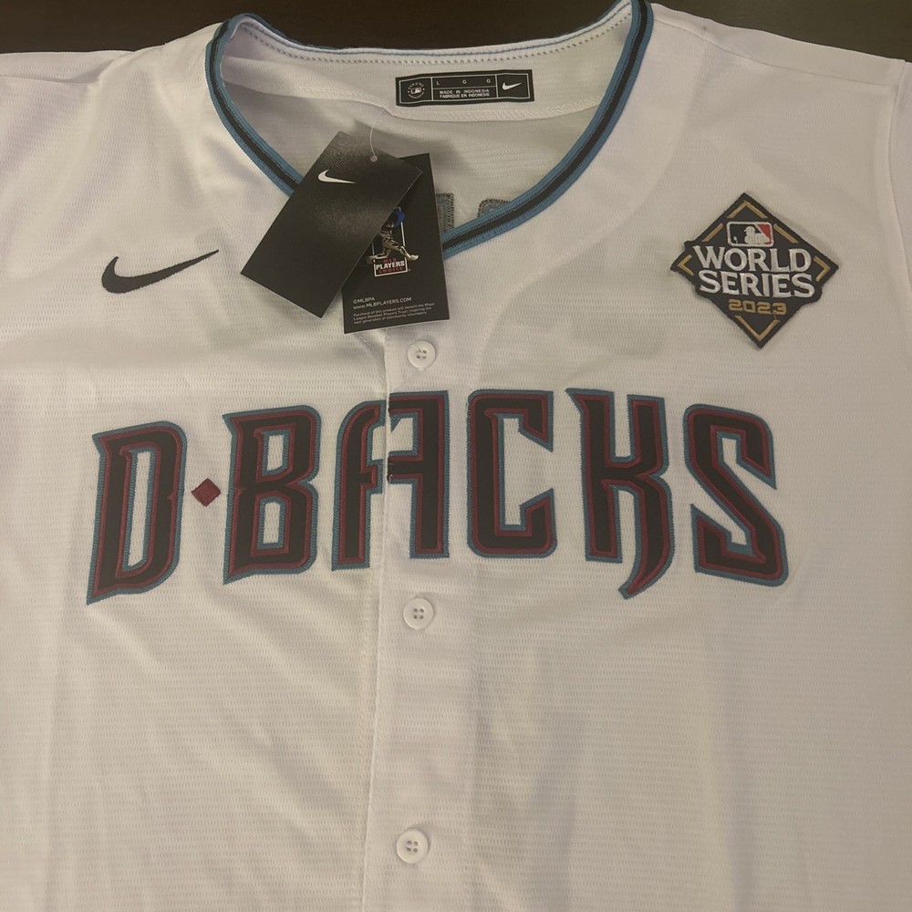 Corbin Carroll Signed World Series Jersey. JSA