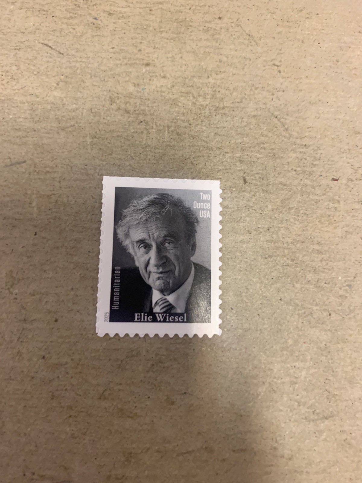 US Postage #6037 Elie Wiesel 2025 Two Ounce $1.07 Stamp MNH Free Shipping
