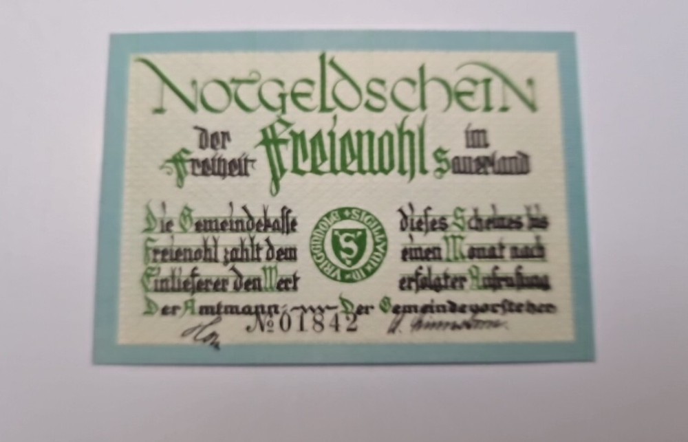 50 PFENNIG Excellent Condition Old BANKNOTE Germany