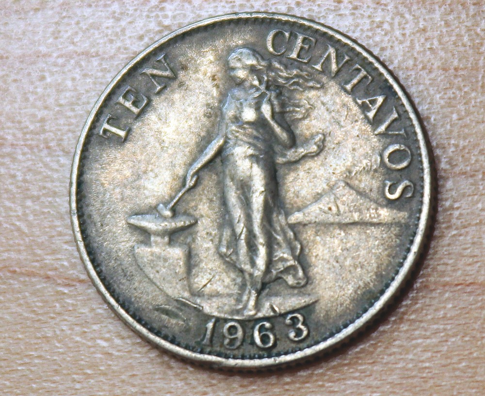 1963 Philippines 10 Centavos