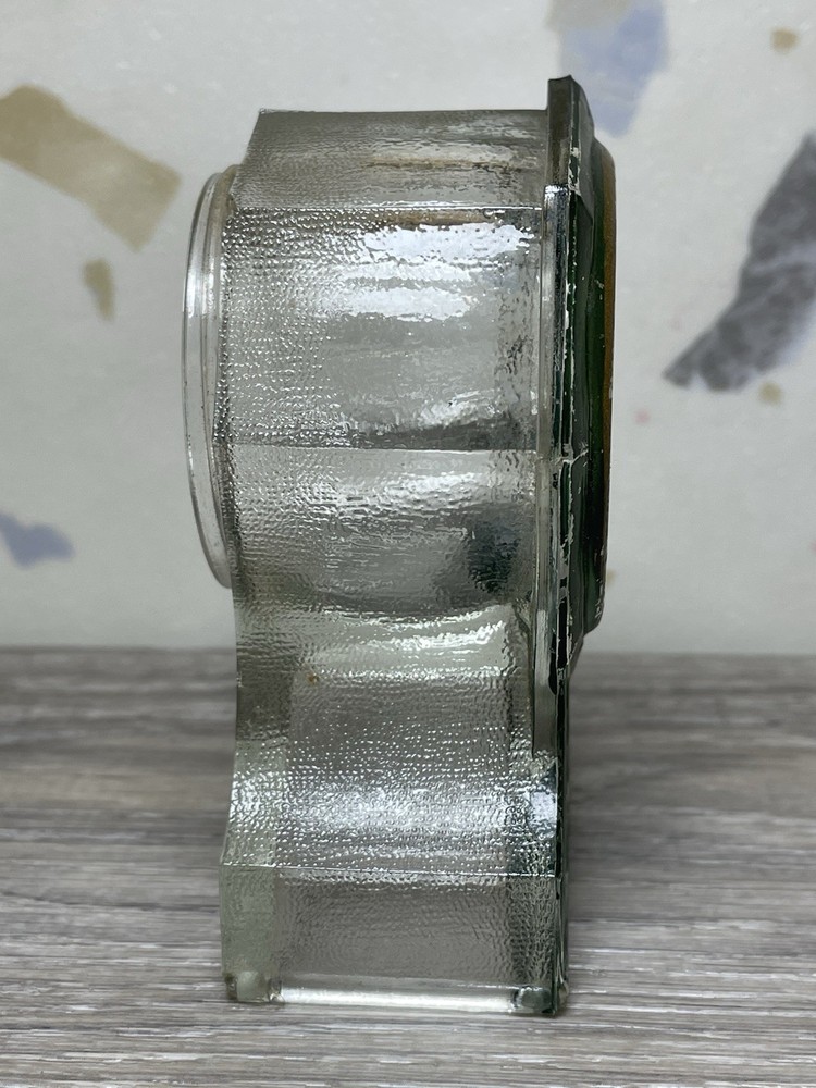 1920's L.E. Smith Glass Co Candy Container Octagon Clock