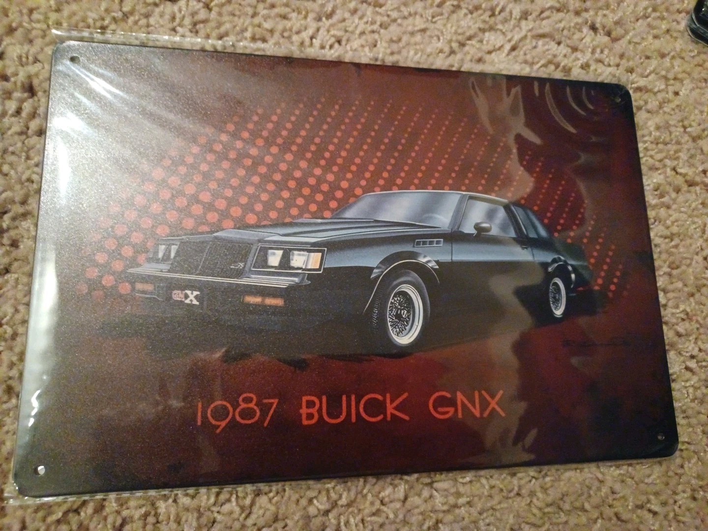 Buick Grand National 1987 Metal Sign New!