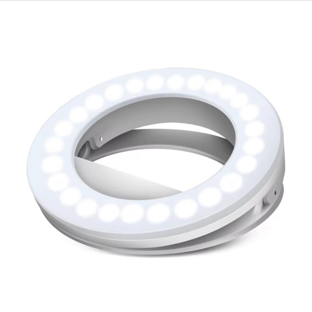 Portable 40 LEDs Selfie Ring Light With USB Charging 3 Lighting Modes for iPhone