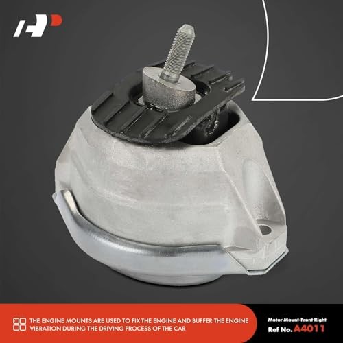 2PCS Front Left and Right Engine Motor Mount Kit Compatible with BMW E60