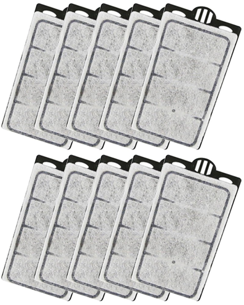 10 Pack Auqarium Filter Replacement Plates, Turtle Tank Filter Sponges, Suitable