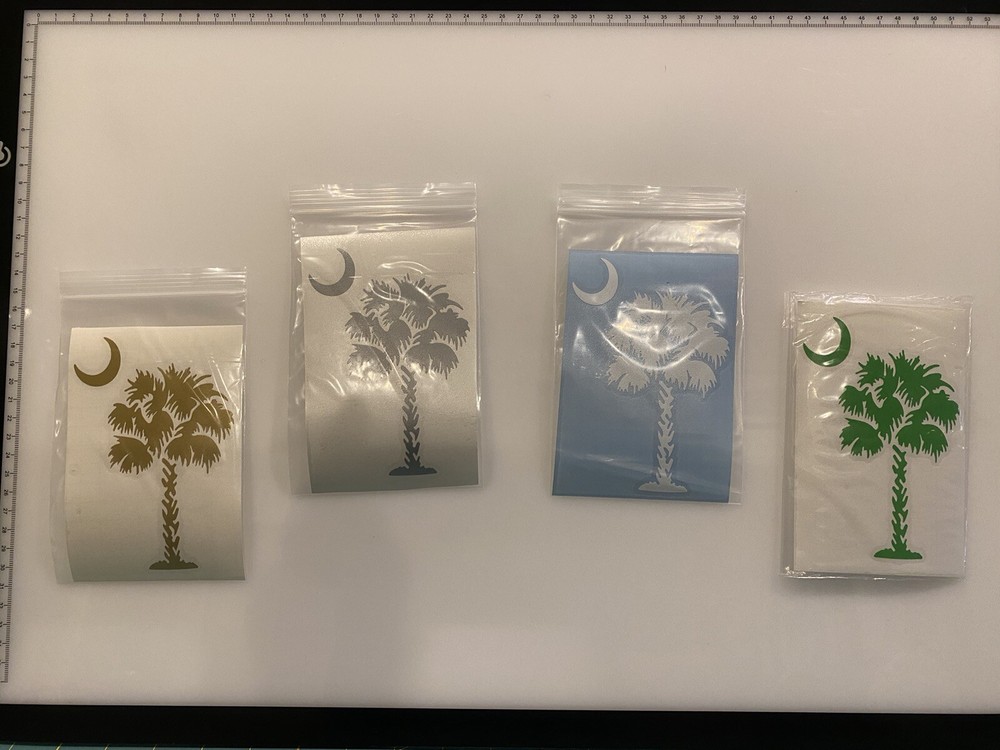 Palm Tree and Moon SC Decal