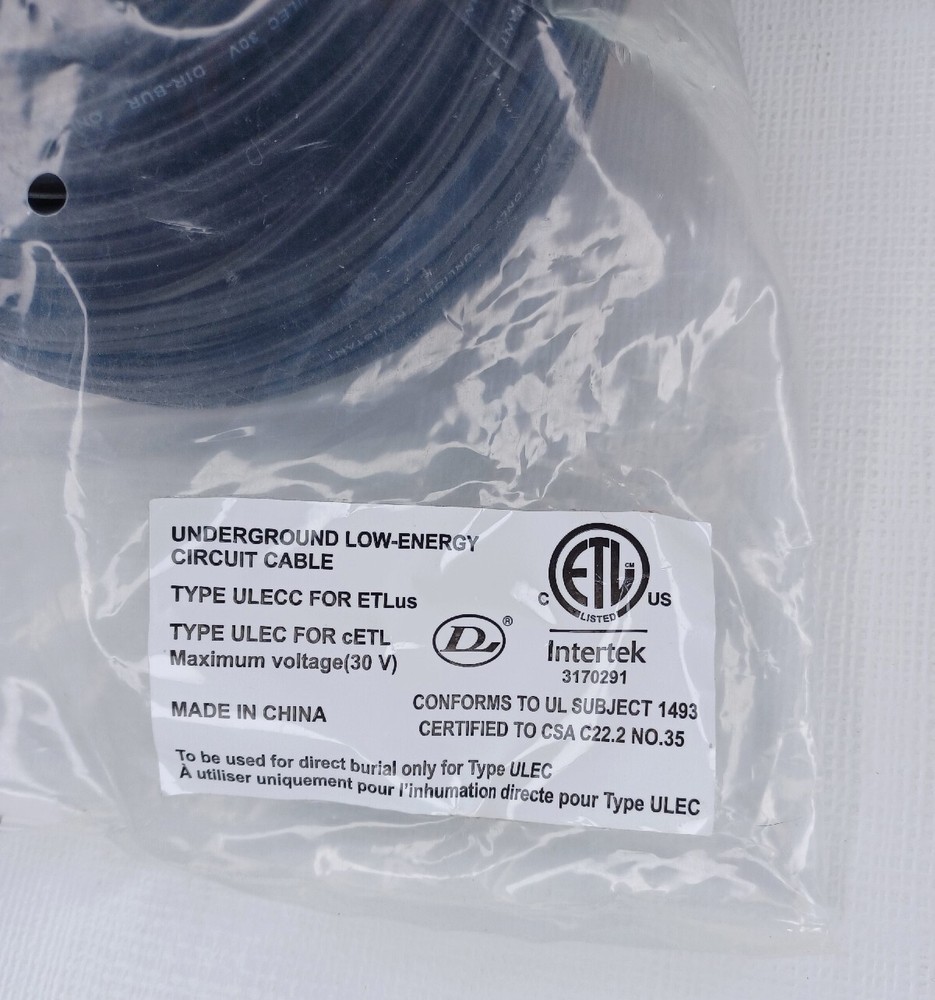 Hypergiant Low Voltage Landscape Lighting Cable 100' 16/2 New
