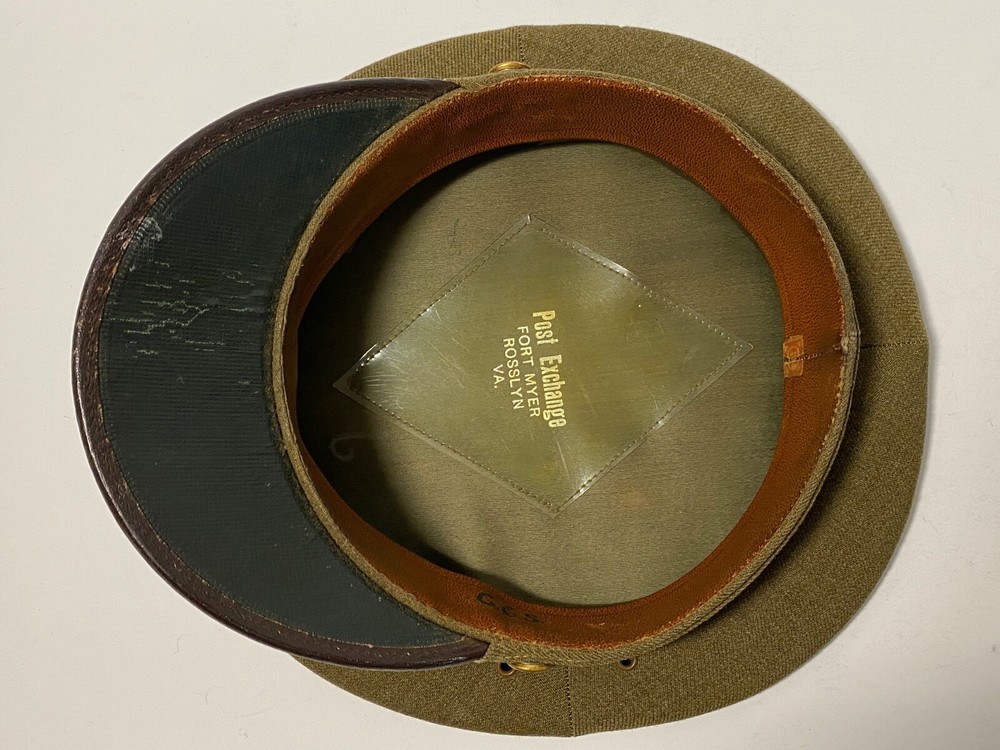 1926-1937, U.S. ARMY, WINTER, VISOR CAP, POST EXCHANGE, PX PURCHASE, SIZE 6