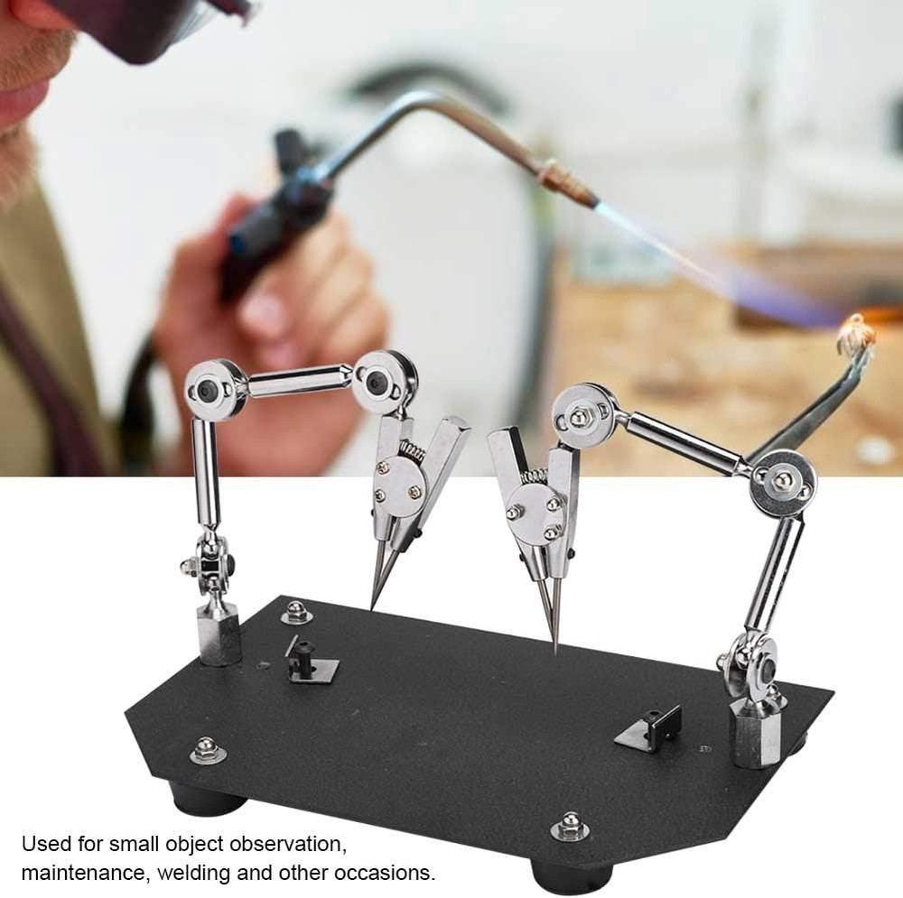 Welding Table Clamps, Auxiliary Welding Work Clip Set Third Hand Tool Welding Fi