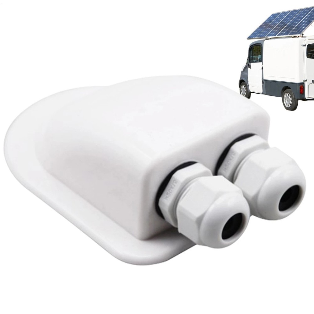Solar Panel Cable Junction Box - IP68 Waterproof for 2mm² to 6mm² Cables