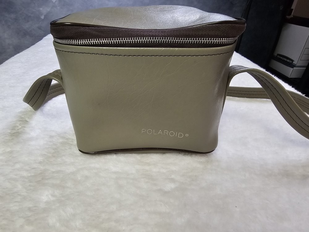 Vintage Polaroid Camera Carrying Case Bag Zip Around With Strap