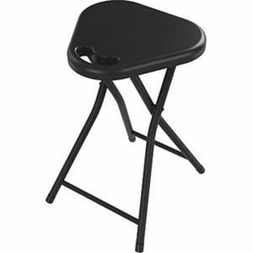 4pk Black Folding Stools