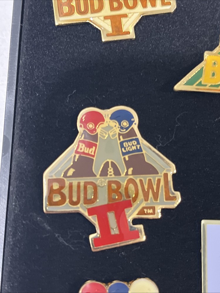 Bud Bowl Commemorative 7 Pin Set