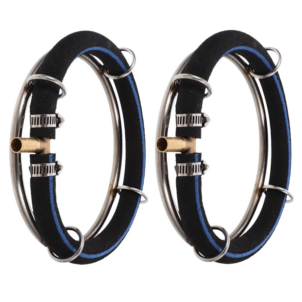 2 Pcs Fish Tank Bubbler Aquarium Air Diffuser Water Circulation Ring