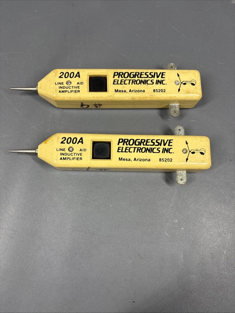 2 Vintage Progressive Electronics 200A Inductive Amplifier