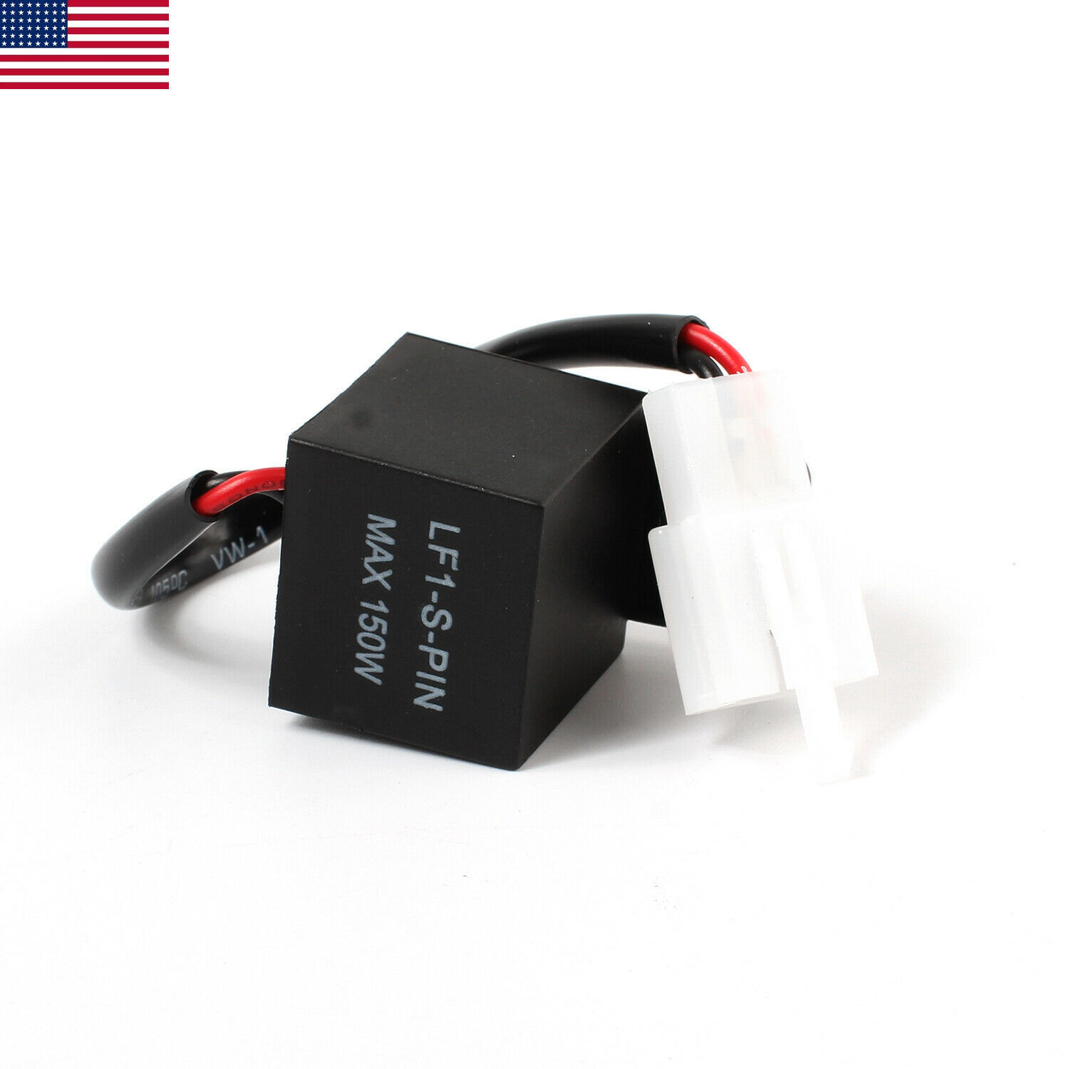 Electronic LED Flasher Relay 2-Pin FIX Motorcycle Turn Signal Bulbs Hyper Flash