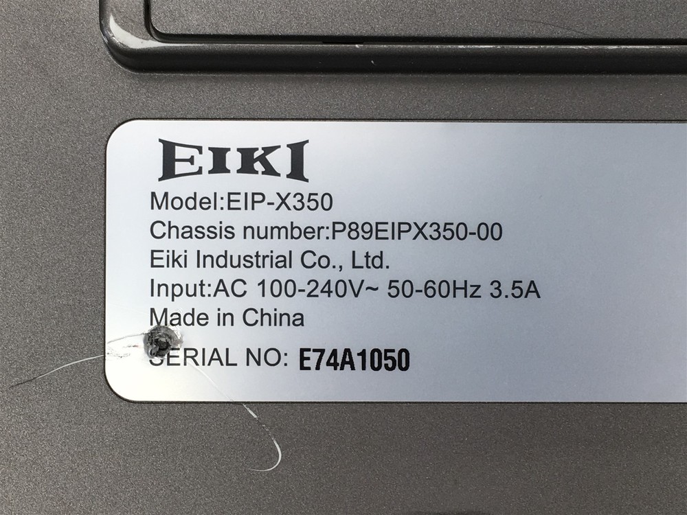 Eiki EIP-X350 DLP Projector