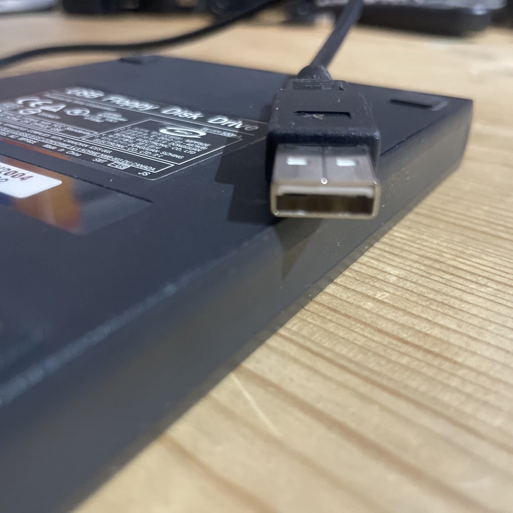 Sony MPF82E External USB Floppy Disk Drive Black USED