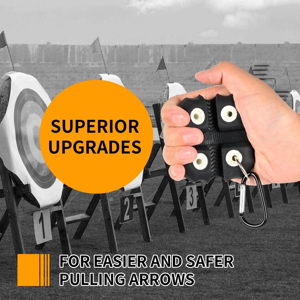 Arrow Puller Archery with Metal Belt Clip, Square Shape Archery Arrow Puller ...