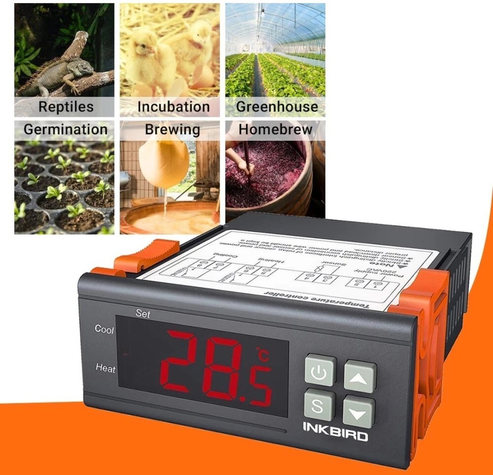 ITC-1000F 110V Digital Temperature Temp Controller Thermostat + NTC Sensor Probe