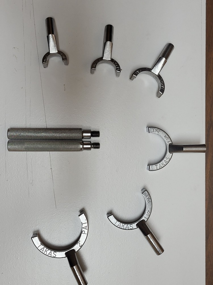 Takas Original Locknut Tool Set 1/2"-2"