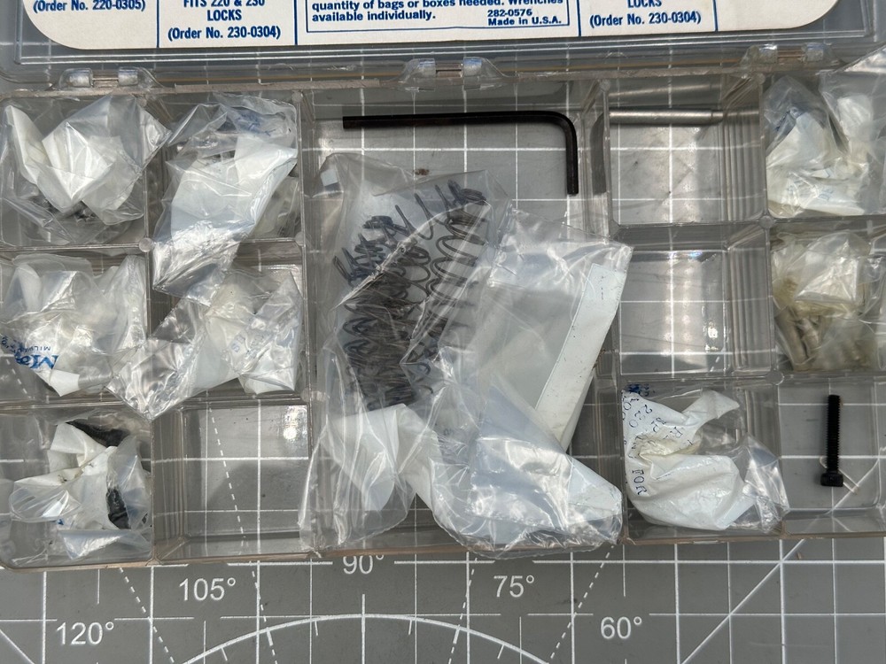 LOCKSMITH LOT - 2 PINNING KITS- MASTER #282 AND MASTER #1419