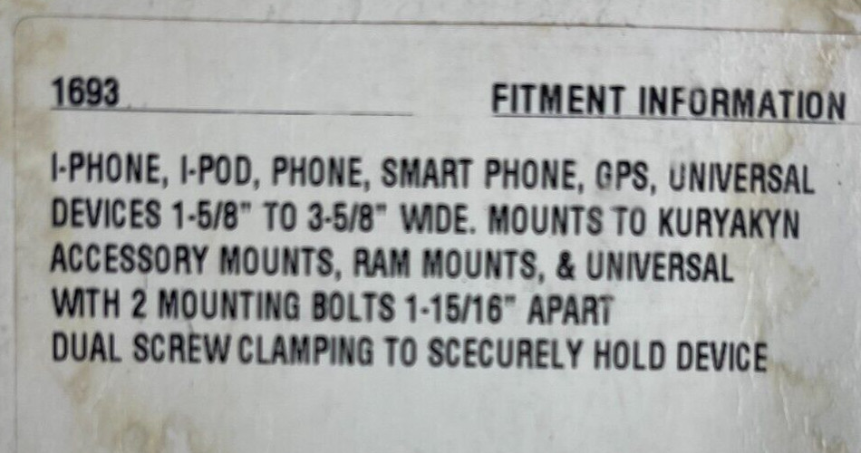Kuryakyn Tech-Connect Device Holder - Standard - 1693