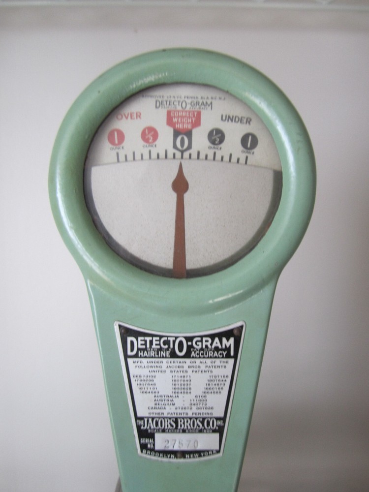 Antique balance scale - "Detecto-Gram"
