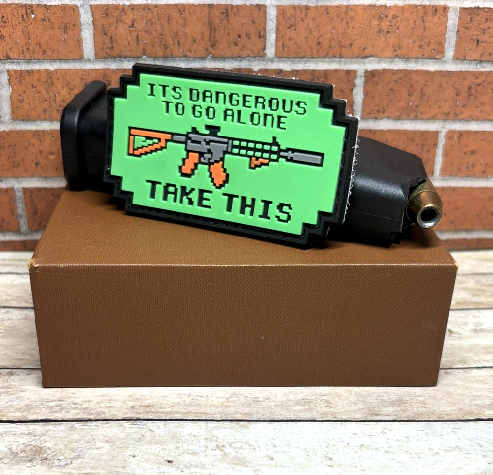 Assault Rifle PVC Patch - Tactical Morale Gun Patch - AR15 AK47 Patch