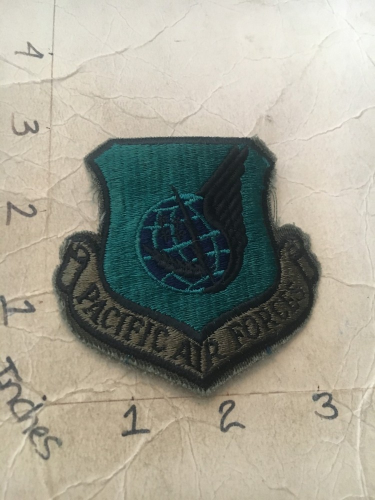 USAF Pacific Air Forces Squadron subdued patch 6/3/25
