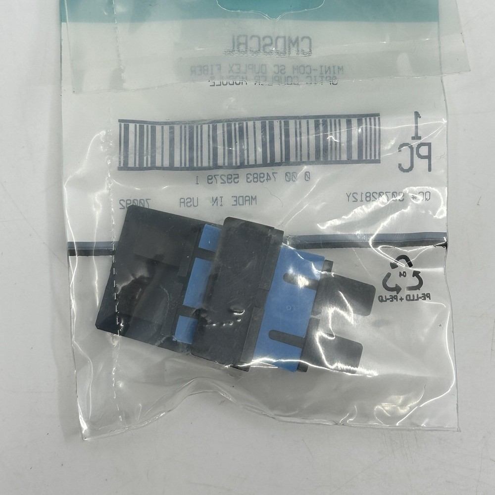 10 Panduit CMDSCBL Mini-Com SC Duplex Fiber Optic Coupler Module NEW FULL BOX