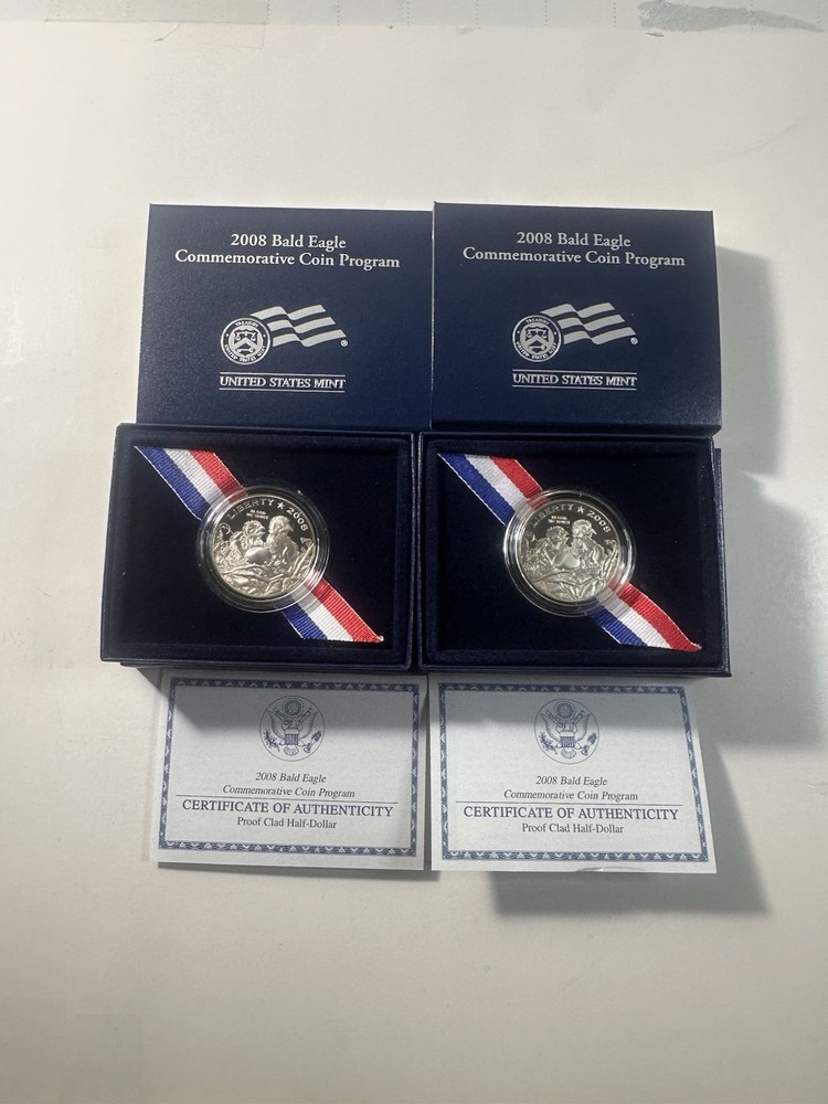 2008-S U.S. Mint Bald Eagle Commemorative Coin Program Clad Half Dollar UH1