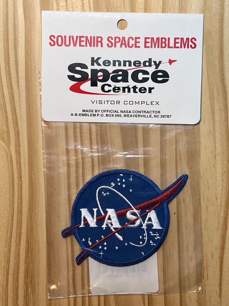 NASA Aerospace EMBROIDERED PATCH, IRON ON