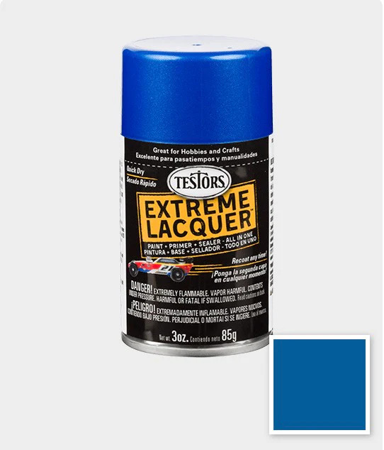 Testors 1843MT Spray Lacquer Star Spangled Blue 3 oz