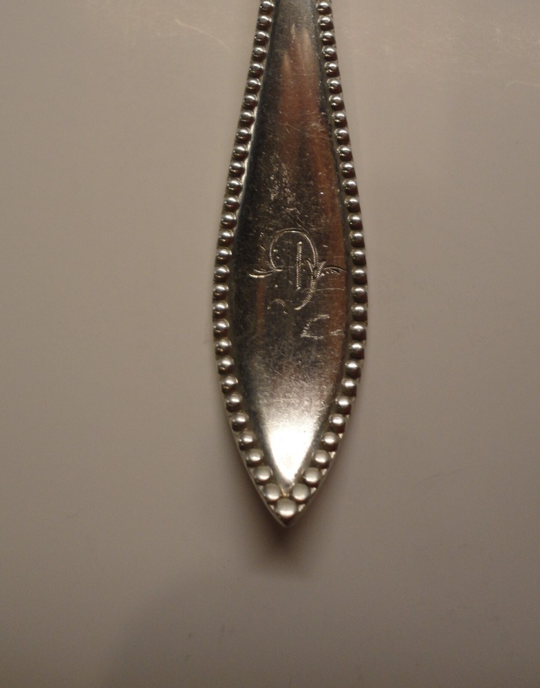 International Silver, Vesta Silverplate Medium Solid Cold Meat Serving Fork