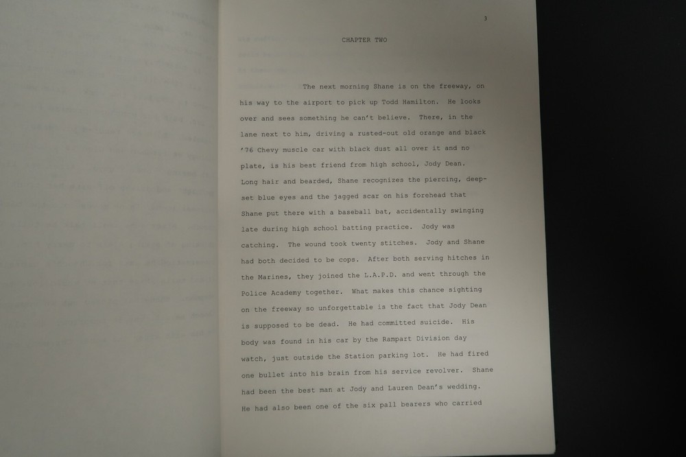 The Viking Funeral Original Book Script Stephen J. Cannell Studios Collection