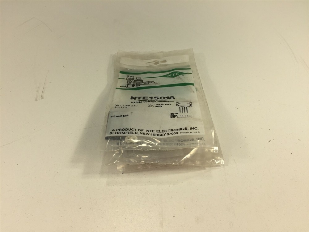 (1) NTE NTE15018 Integrated Circuit TV Fixed Voltage Regulator