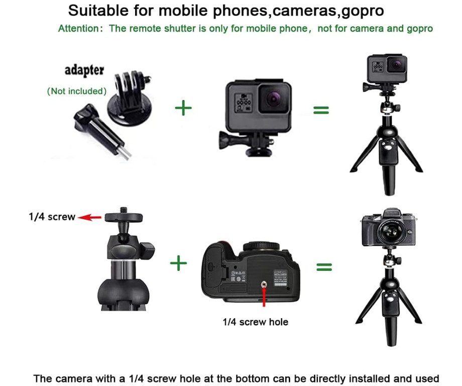 Tripod Monopod Selfie Stick, Long Extendable with Wireless Remote Shutter Contro